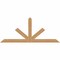 Ekena Millwork Saratoga Timber Gable Bracket, Western Red Cedar, 96"W x 40"H x 1 1/2"D x 5 1/2"F, 10/12 Pitch GBW096X40X0206SAR00SWR - alternate 1